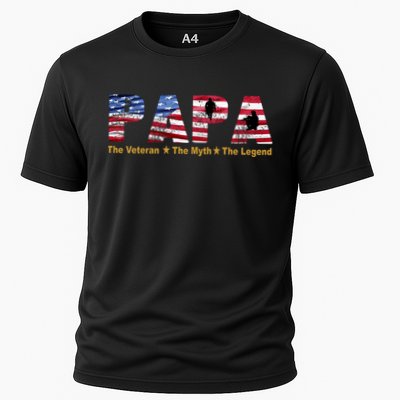 Papa The Veteran The Myth The Legend Performance Shirt