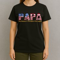 Papa The Veteran The Myth The Legend T-Shirt