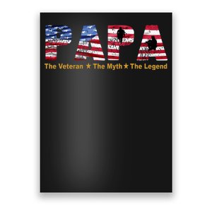 Papa The Veteran The Myth The Legend Poster