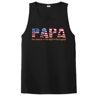 Papa The Veteran The Myth The Legend PosiCharge Competitor Tank