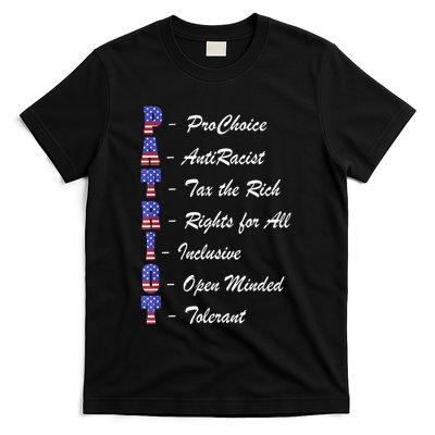 Patriot Anti Racist Tax The Rich Rights For All T-Shirt