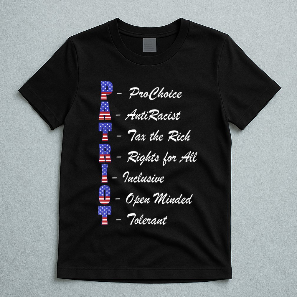 Patriot Anti Racist Tax The Rich Rights For All T-Shirt