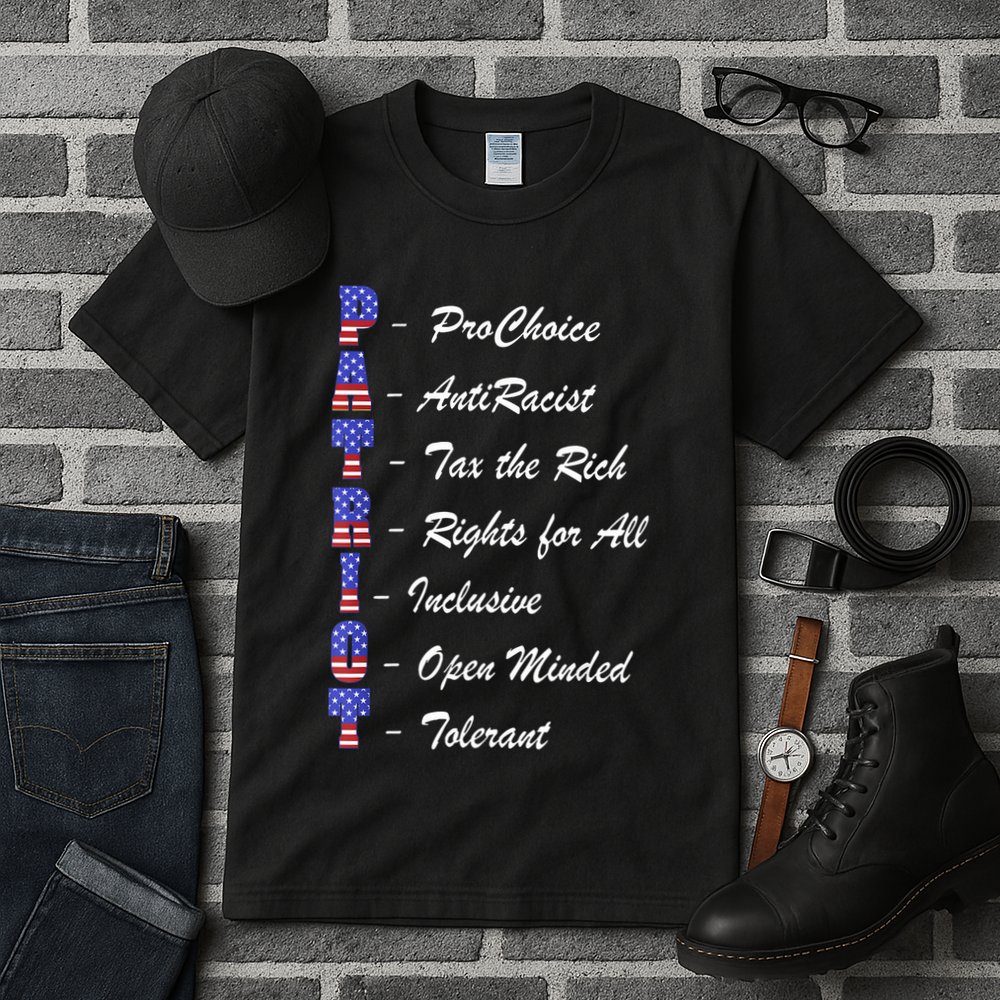 Patriot Anti Racist Tax The Rich Rights For All Tall T-Shirt