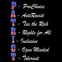Patriot Anti Racist Tax The Rich Rights For All 16 in Basic Backpack