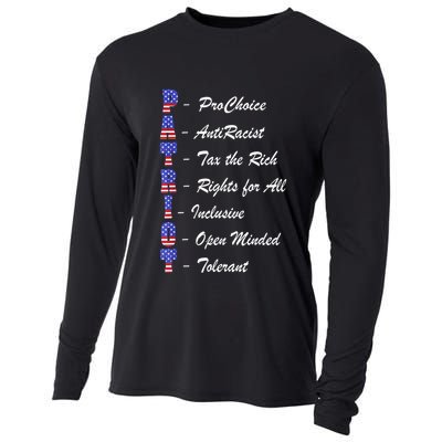 Patriot Anti Racist Tax The Rich Rights For All Cooling Performance Long Sleeve Crew
