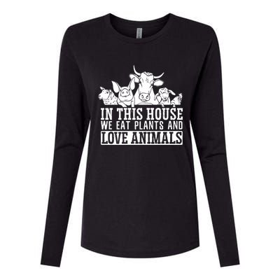 Plant Animal Rights Veganism Vegetarian Gift Womens Cotton Relaxed Long Sleeve T-Shirt