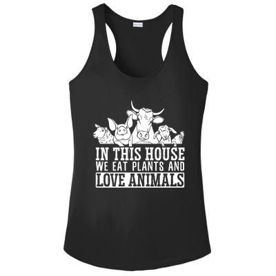 Plant Animal Rights Veganism Vegetarian Gift Ladies PosiCharge Competitor Racerback Tank