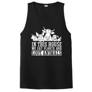 Plant Animal Rights Veganism Vegetarian Gift PosiCharge Competitor Tank