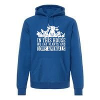 Plant Animal Rights Veganism Vegetarian Gift Premium Hoodie