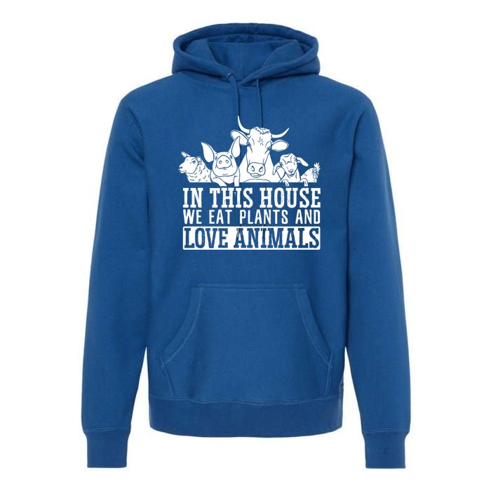 Plant Animal Rights Veganism Vegetarian Gift Premium Hoodie