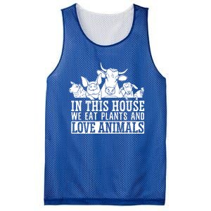 Plant Animal Rights Veganism Vegetarian Gift Mesh Reversible Basketball Jersey Tank