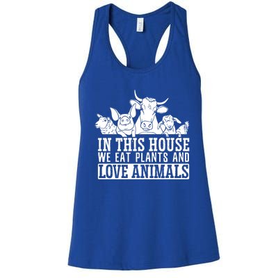 Plant Animal Rights Veganism Vegetarian Gift Women's Racerback Tank