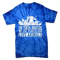 Plant Animal Rights Veganism Vegetarian Gift Tie-Dye T-Shirt