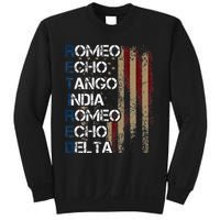 Phonetic Alphabet Retired Veteran Retirement Army Military Sweatshirt