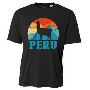 Peru Alpaca Retro Peruvian Llama Cooling Performance Crew T-Shirt