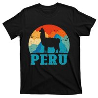 Peru Alpaca Retro Peruvian Llama T-Shirt