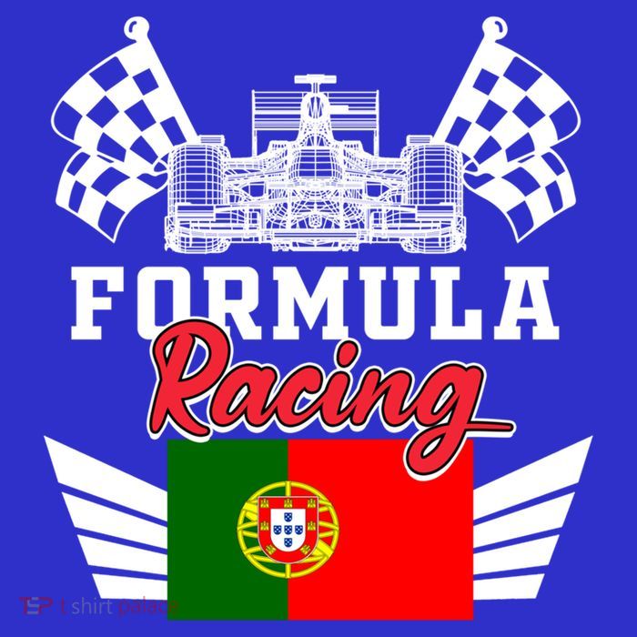 Portuguese Auto Race Portugal Flag Formula Racing Car Racer Meaningful Gift T-Shirt