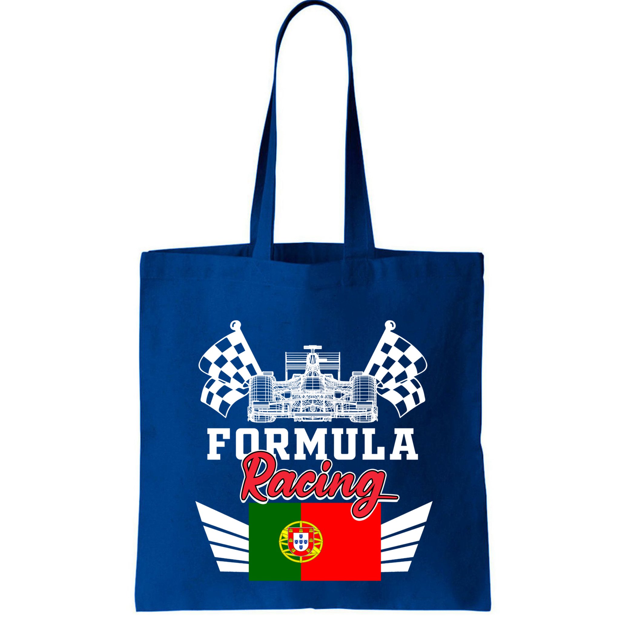 Portuguese Auto Race Portugal Flag Formula Racing Car Racer Meaningful Gift Bag