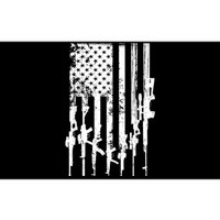 Patriotic American Rifle Flag Pro Gun Gifts Bumper Sticker