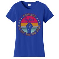 Psoriasis Awareness Retro Fighter Warrior Meaningful Gift Women's T-Shirt