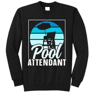 Pool Attendant Rescuer Attendants Swimming Sweatshirt