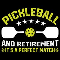 Pickleball And Retirement It's A Perfect Match Youth Performance Sprint T-Shirt