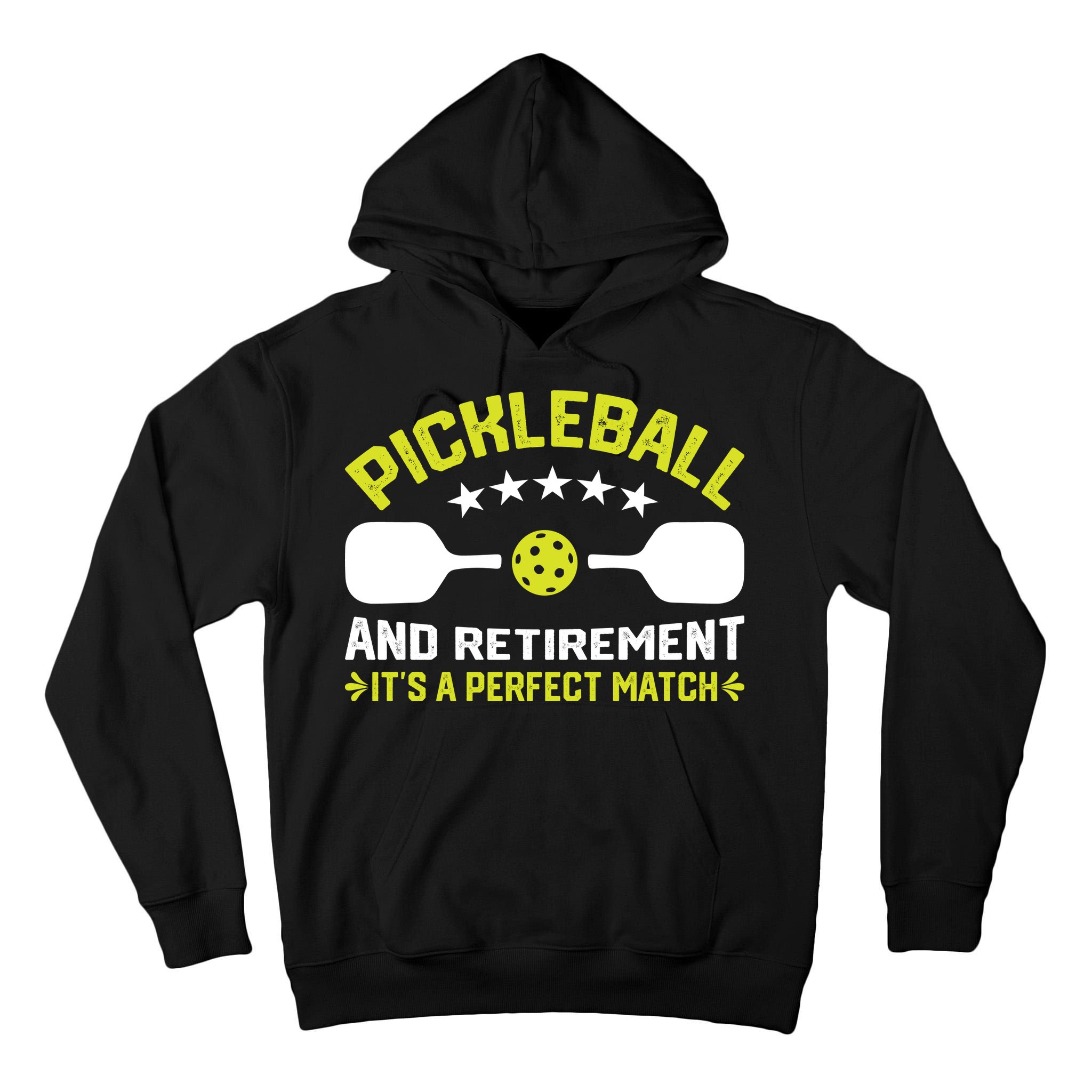 Pickleball And Retirement It's A Perfect Match Tall Hoodie