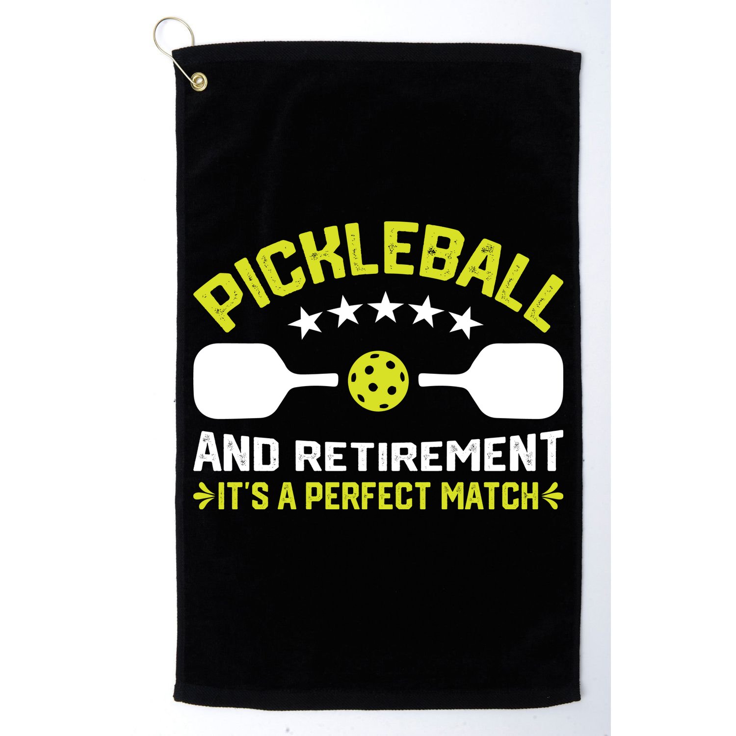 Pickleball And Retirement It's A Perfect Match Golf Towel