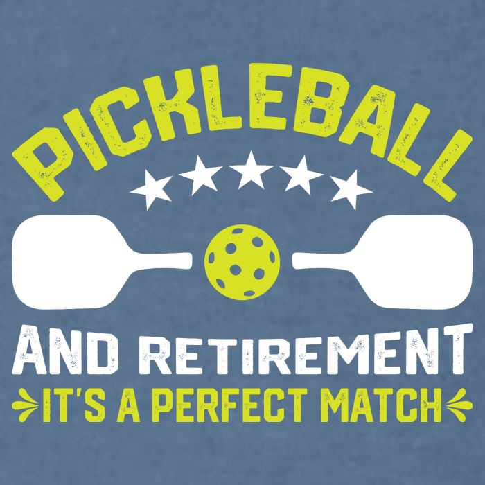 Pickleball And Retirement It's A Perfect Match Garment-Dyed Sweatshirt