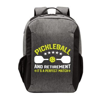 Pickleball And Retirement It's A Perfect Match Vector Backpack