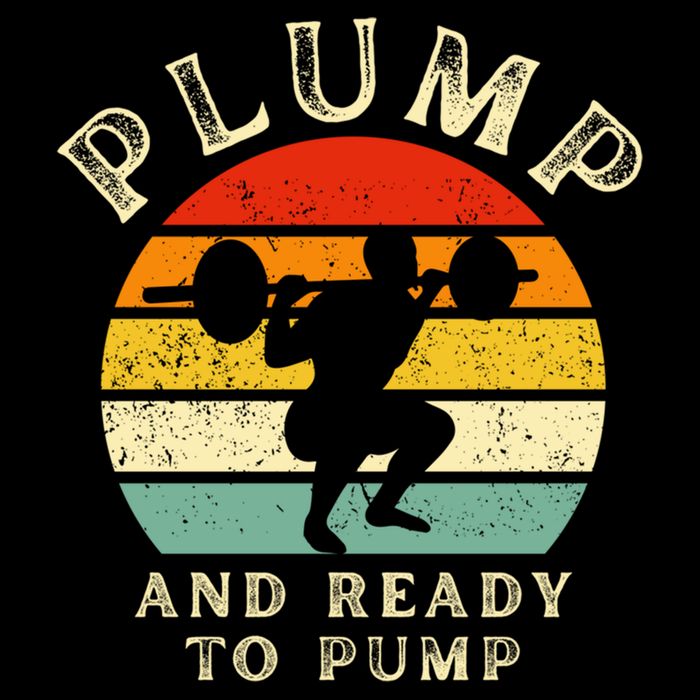 Plump And Ready To Pump Funny Workout Training Sarcastic Gym Cute Gift Doggie Tank