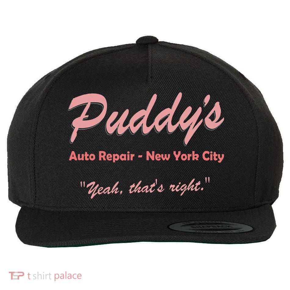 Puddy's Auto Repair Wool Snapback Cap
