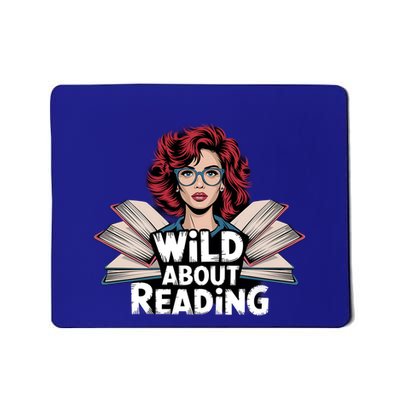 Passion About Reading Retro Book Lover Design Gift Mousepad