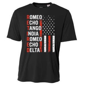 Phonetic Alphabet Retired Veteran Retirement Army Military Cooling Performance Crew T-Shirt