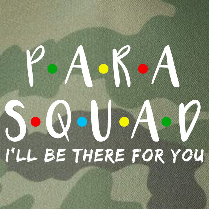 Para Squad I'll Be There For You Legacy Tie Dye Trucker Hat
