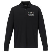 Para Squad I'll Be There For You Performance Long Sleeve Polo