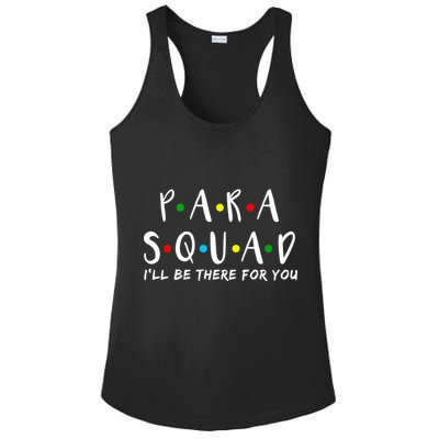 Para Squad I'll Be There For You Ladies PosiCharge Competitor Racerback Tank