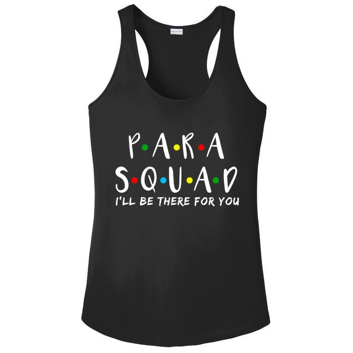 Para Squad I'll Be There For You Ladies PosiCharge Competitor Racerback Tank