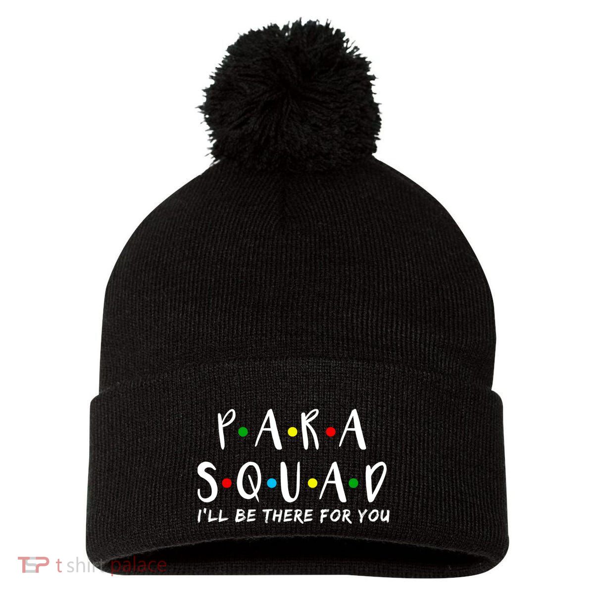 Para Squad I'll Be There For You Pom Pom 12in Knit Beanie