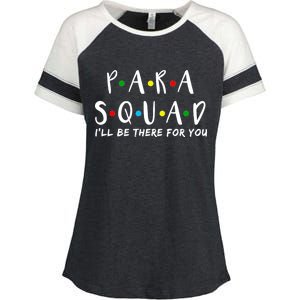 Para Squad I'll Be There For You Enza Ladies Jersey Colorblock Tee