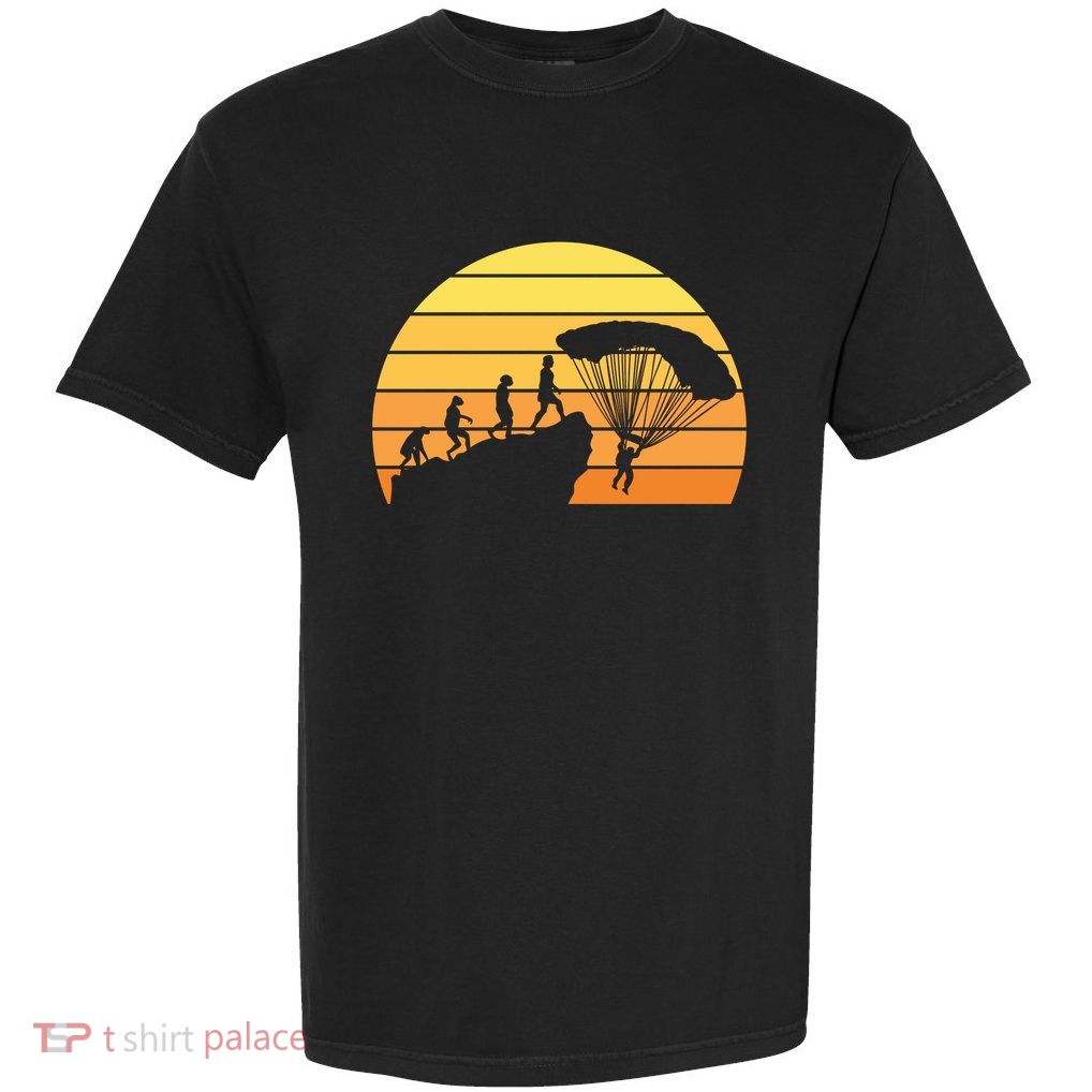 Parachuting Evolution Garment-Dyed Heavyweight T-Shirt