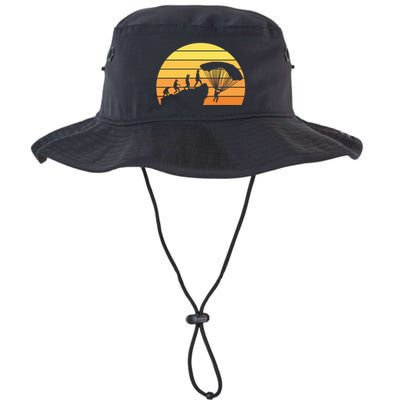Parachuting Evolution Bucket Hat