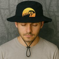 Parachuting Evolution Bucket Hat