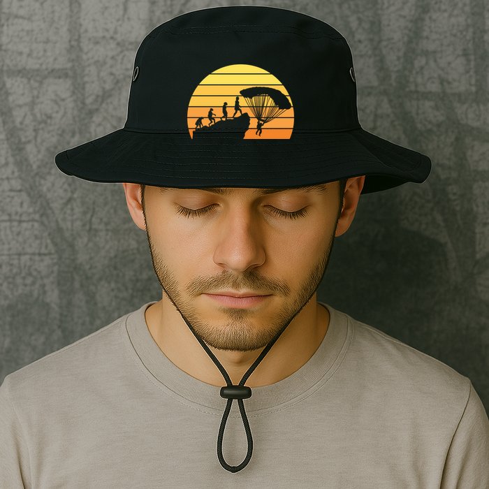 Parachuting Evolution Bucket Hat
