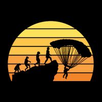 Parachuting Evolution Bucket Hat