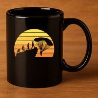 Parachuting Evolution 11oz C Handle Ceramic Mug