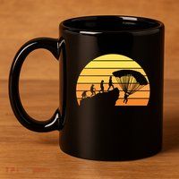 Parachuting Evolution 11oz C Handle Ceramic Mug