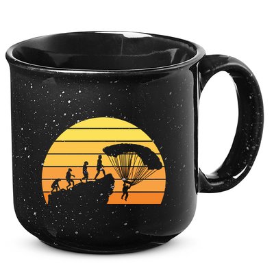 Parachuting Evolution 15oz Campfire Ceramic Mug