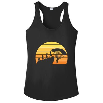 Parachuting Evolution Ladies PosiCharge Competitor Racerback Tank