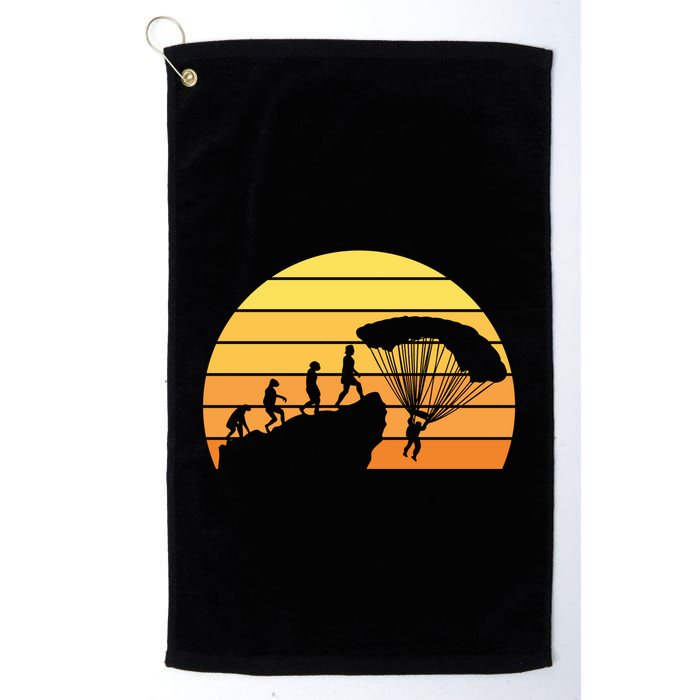 Parachuting Evolution Golf Towel
